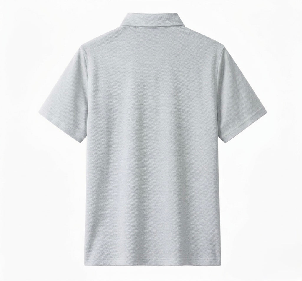 Blue Grey Classic Polo