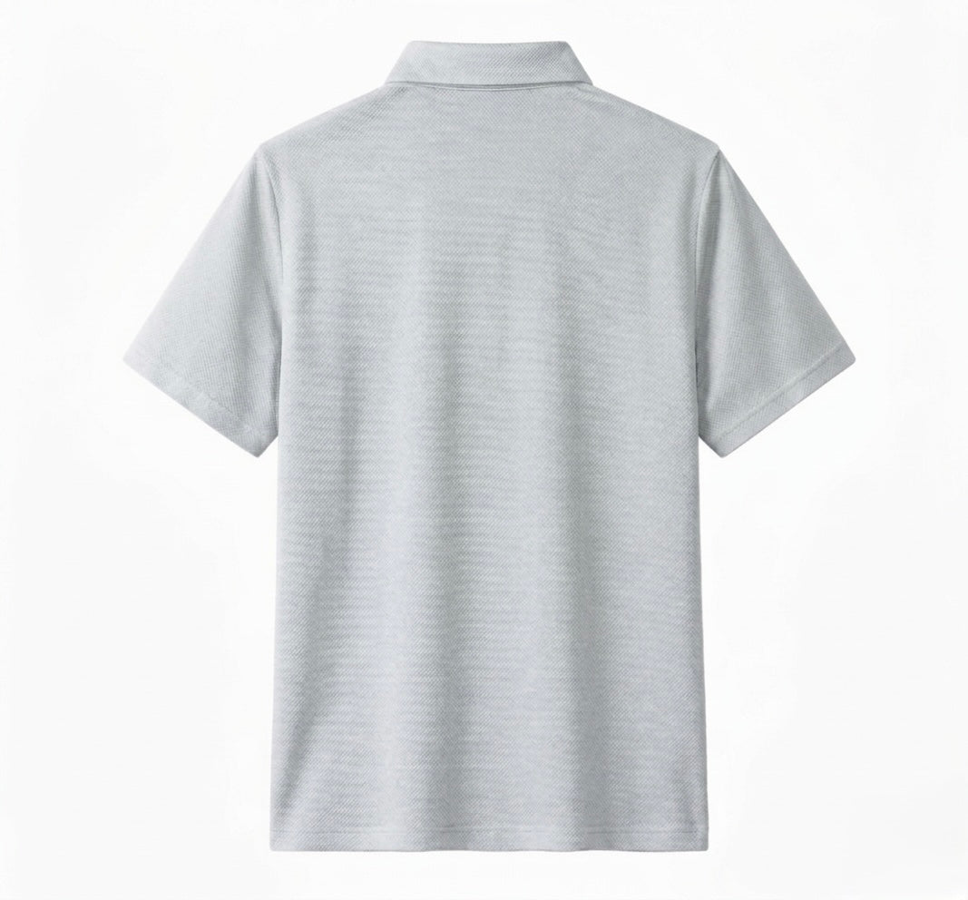 Blue Grey Classic Polo