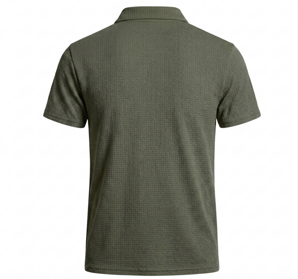 Military Green Performance Polo