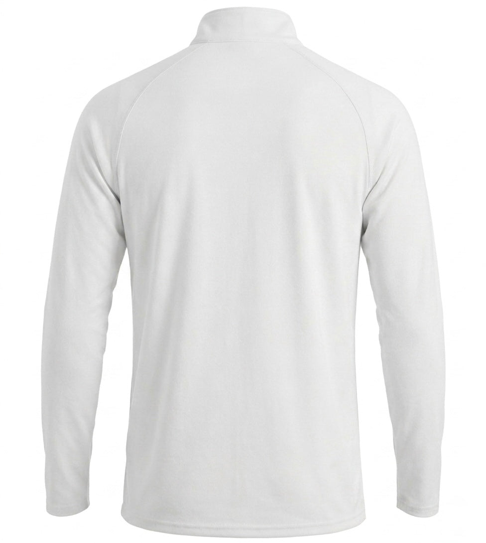 White Motion Quarter Zip