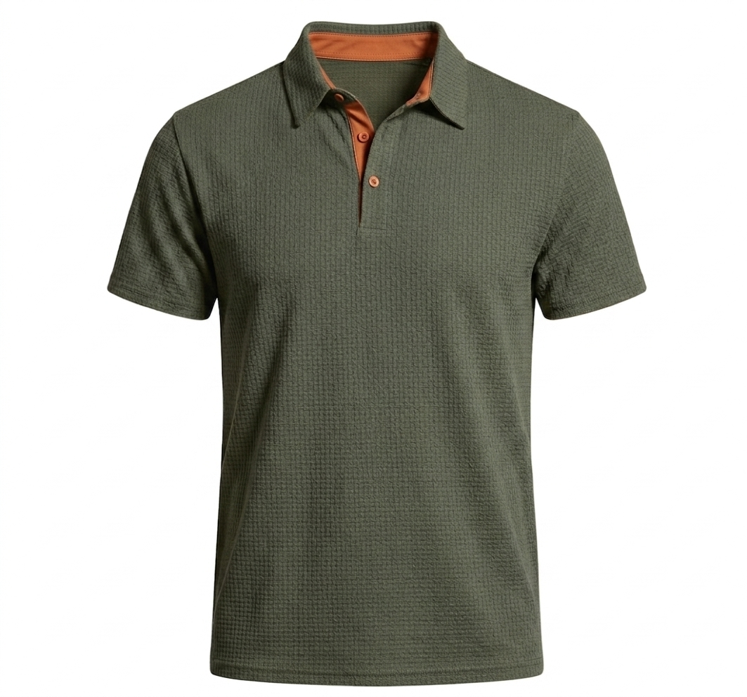 Military Green Performance Polo