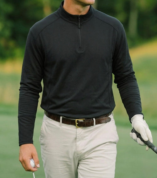 Black Drive Quarter Zip