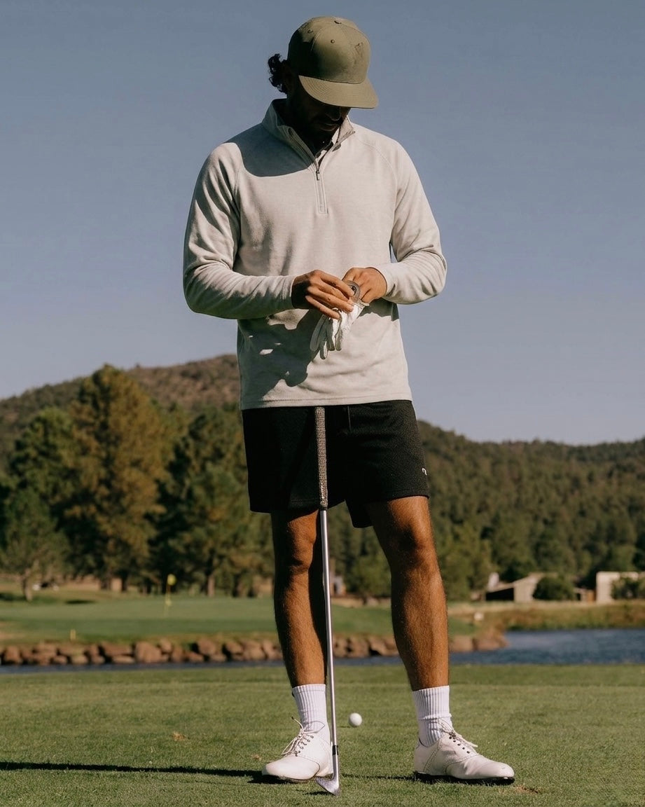 Grey Motion Quarter Zip