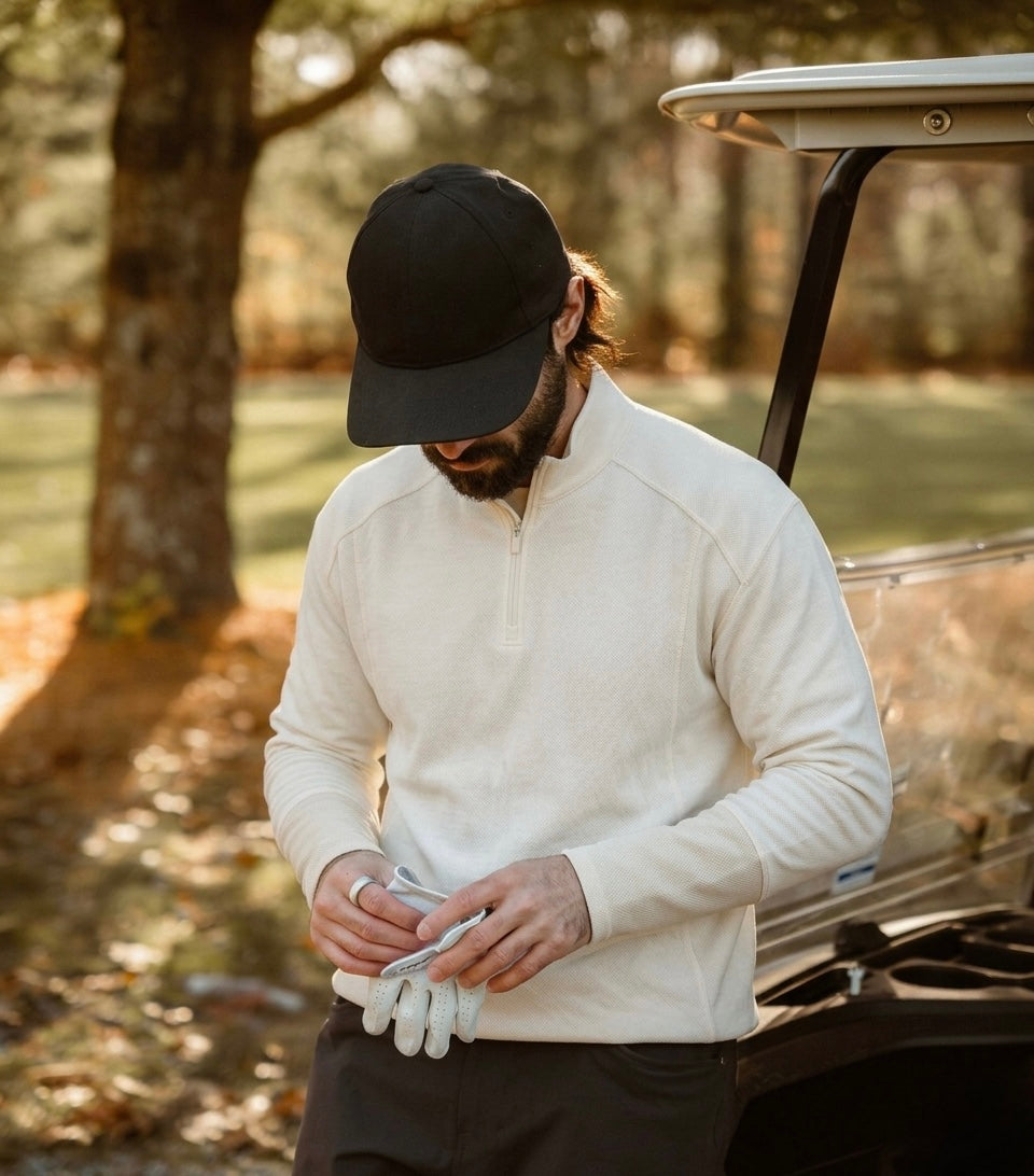 Khaki Drive Quarter Zip