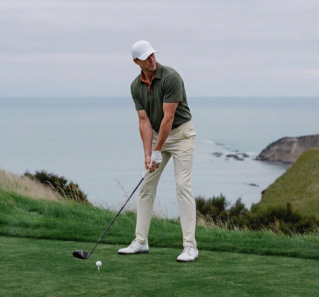 Military Green Performance Polo