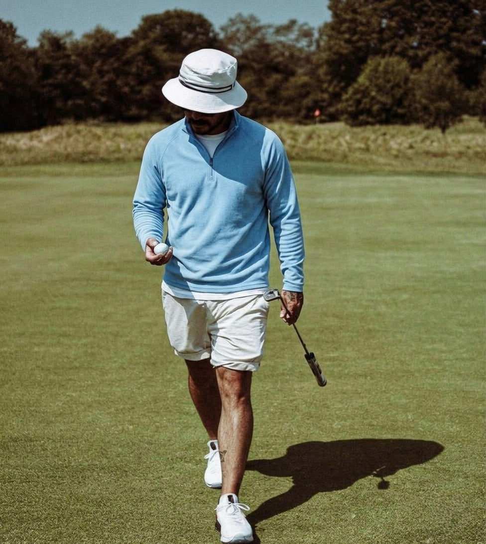 Sky Blue Motion Quarter Zip