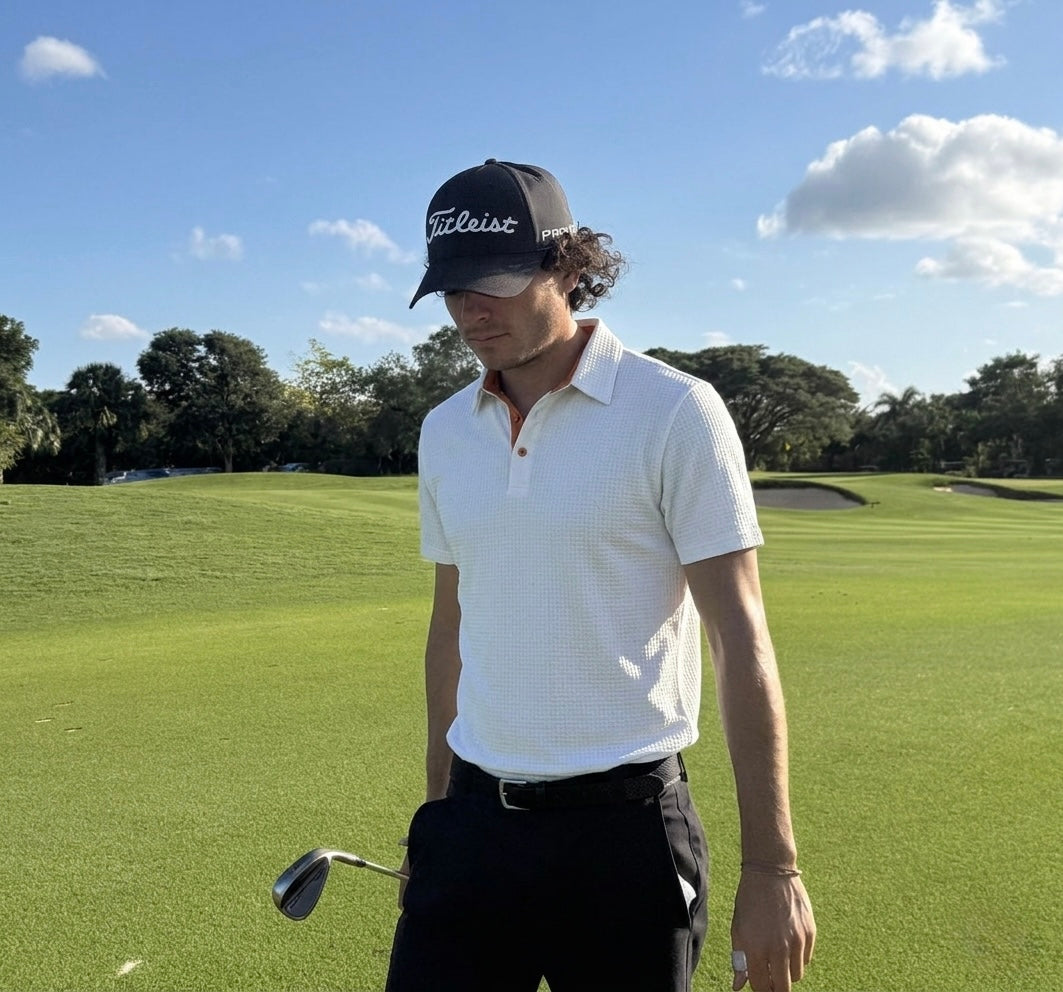 White Performance Polo