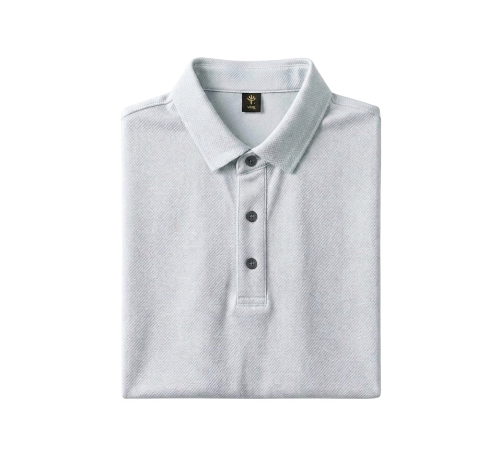 Blue Grey Classic Polo