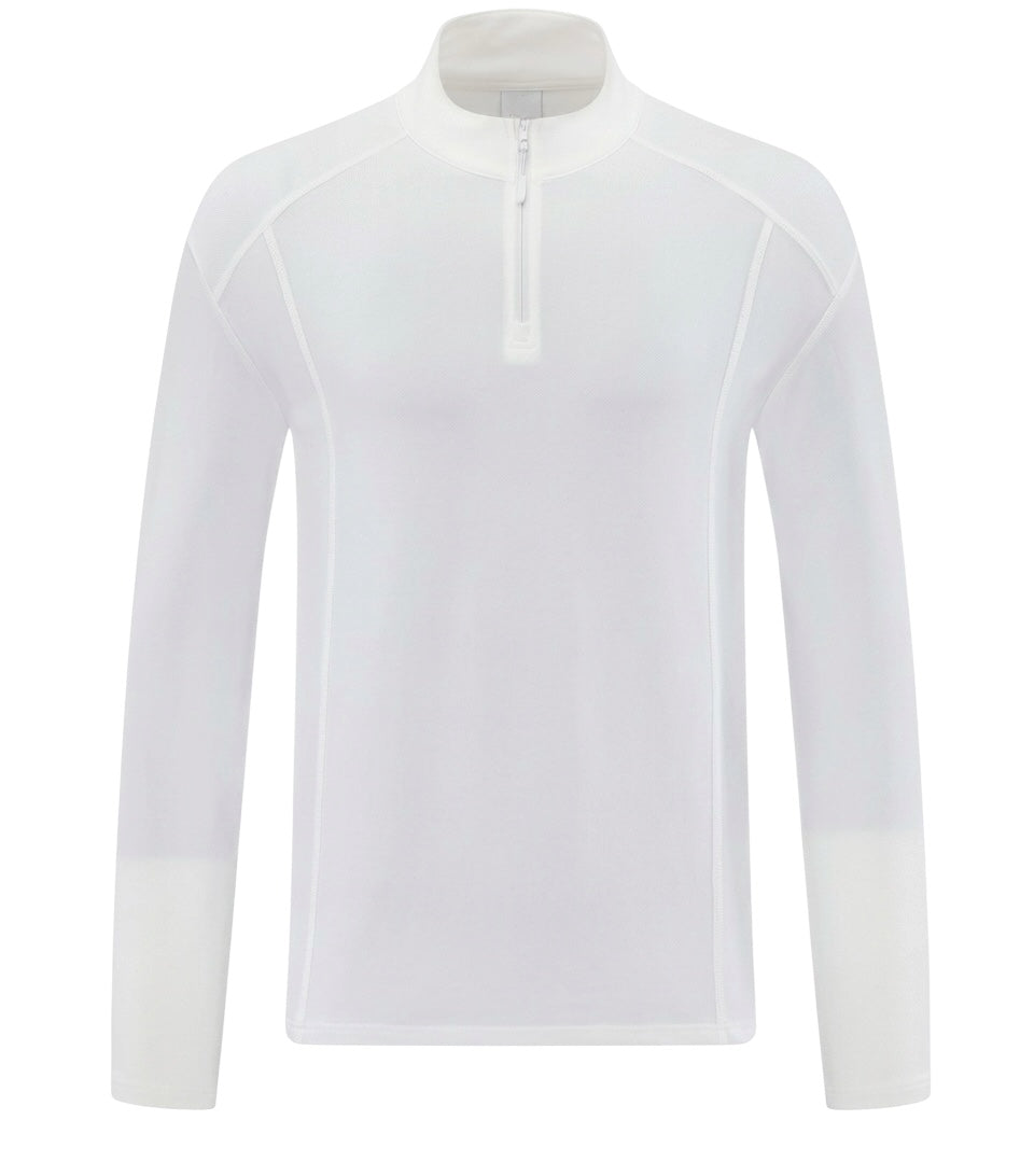 White Drive Quarter Zip