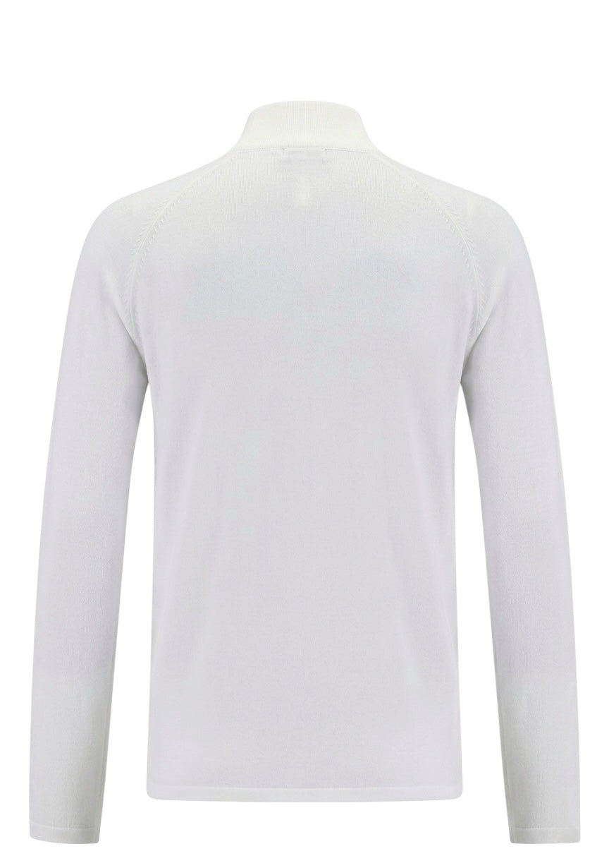White Drive Quarter Zip